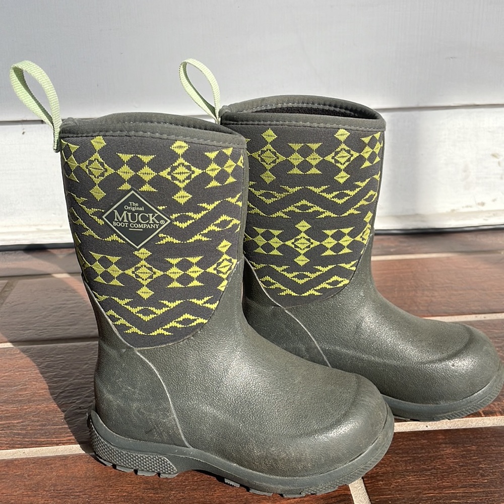 Original Muck Boot Company Element Slushmaster GLOW Kid’s winter boots, Size 10